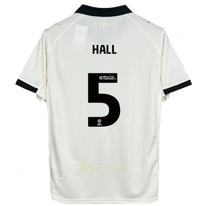 Danxen Kinder Connor Hall #5 Cremeweiß Schwarz Heimtrikot Trikot 2025/26 T-Shirt Schweiz