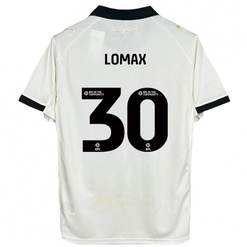 Danxen Kinder Ben Lomax #30 Cremeweiß Schwarz Heimtrikot Trikot 2025/26 T-Shirt Schweiz
