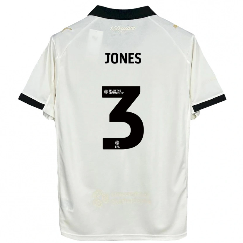Danxen Kinder Dan Jones #3 Cremeweiß Schwarz Heimtrikot Trikot 2025/26 T-Shirt Schweiz