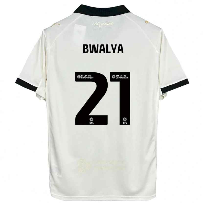 Danxen Kinder Sophie Bwalya #21 Cremeweiß Schwarz Heimtrikot Trikot 2025/26 T-Shirt Schweiz