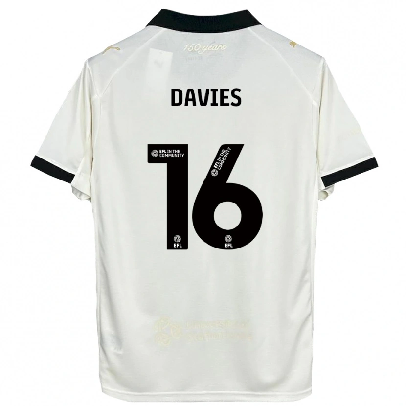 Danxen Kinder Cassie Davies #16 Cremeweiß Schwarz Heimtrikot Trikot 2025/26 T-Shirt Schweiz