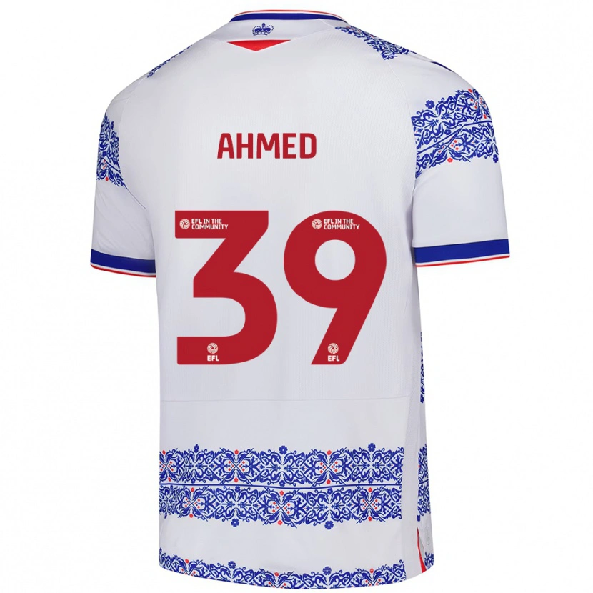 Danxen Kinder Ashqar Ahmed #39 Weiß Blau Heimtrikot Trikot 2025/26 T-Shirt Schweiz