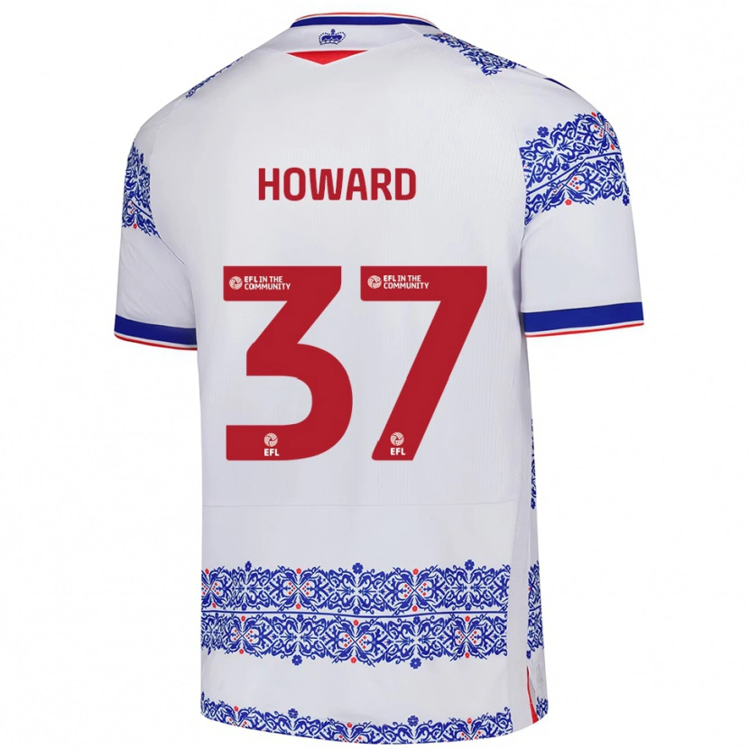 Danxen Kinder Luke Howard #37 Weiß Blau Heimtrikot Trikot 2025/26 T-Shirt Schweiz