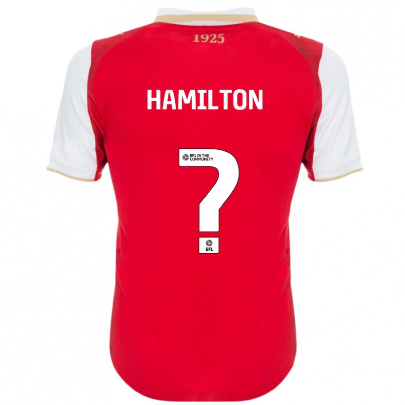 Danxen Kinder Bailey Hamilton #0 Rot Weiß Heimtrikot Trikot 2025/26 T-Shirt Schweiz