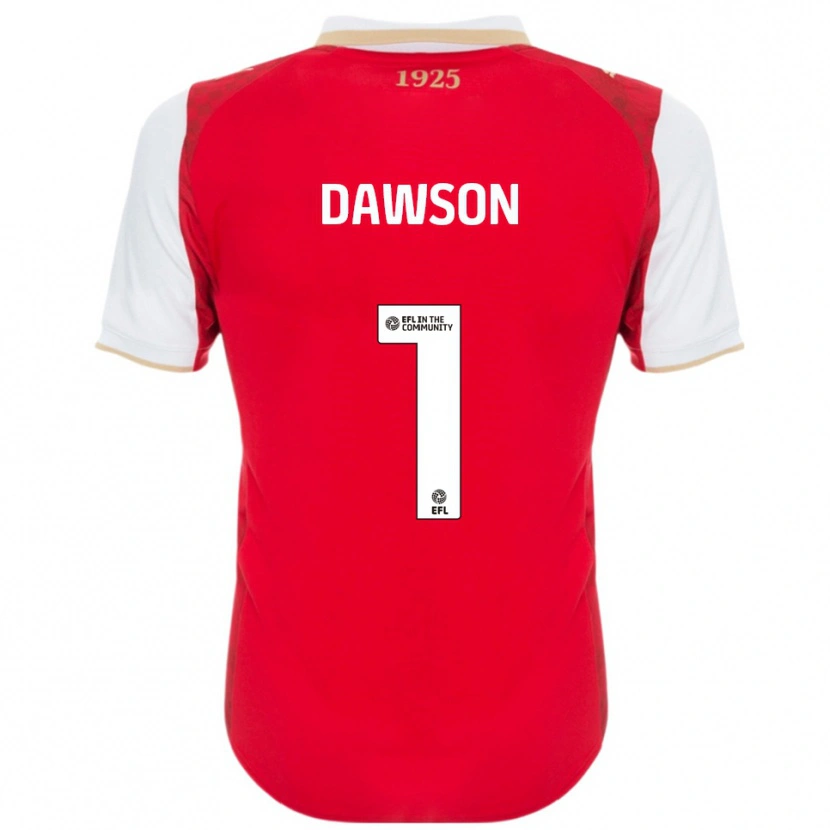Danxen Kinder Cameron Dawson #1 Rot Weiß Heimtrikot Trikot 2025/26 T-Shirt Schweiz