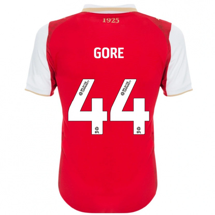 Danxen Kinder Daniel Gore #44 Rot Weiß Heimtrikot Trikot 2025/26 T-Shirt Schweiz