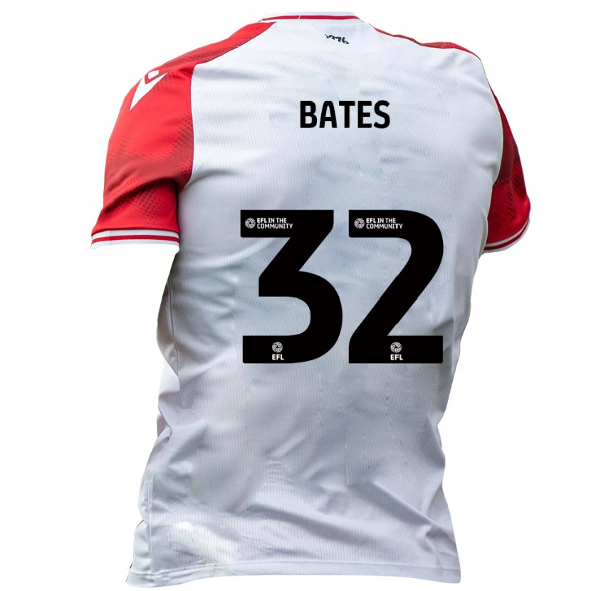 Danxen Kinder Ellis Bates #32 Weiß Rot Heimtrikot Trikot 2025/26 T-Shirt Schweiz