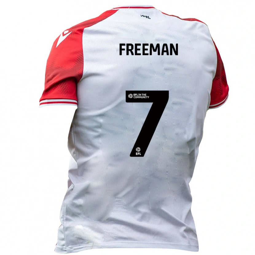 Danxen Kinder Nick Freeman #7 Weiß Rot Heimtrikot Trikot 2025/26 T-Shirt Schweiz