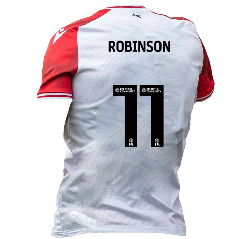 Danxen Kinder Alfie Robinson #11 Weiß Rot Heimtrikot Trikot 2025/26 T-Shirt Schweiz