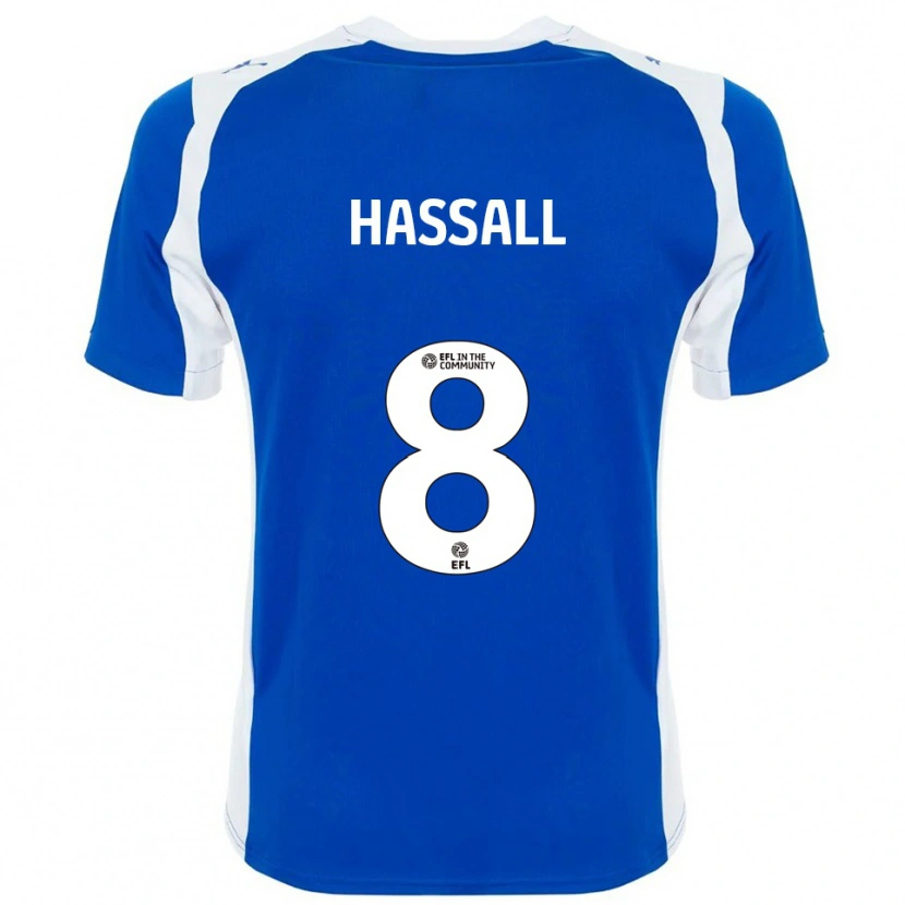 Danxen Kinder Molly Hassall #8 Blau Weiß Heimtrikot Trikot 2025/26 T-Shirt Schweiz