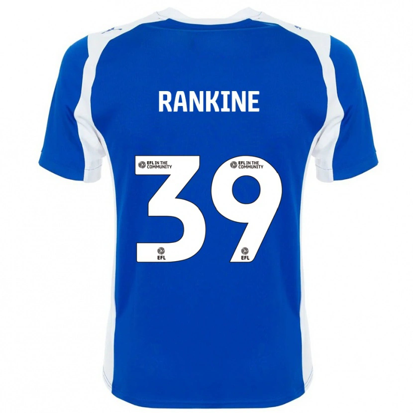Danxen Kinder Dion Rankine #39 Blau Weiß Heimtrikot Trikot 2025/26 T-Shirt Schweiz
