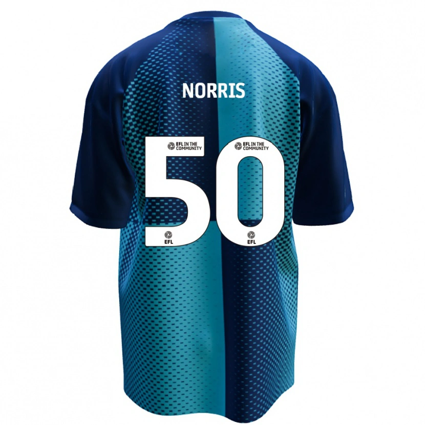 Danxen Kinder Will Norris #50 Blau Himmelblau Heimtrikot Trikot 2025/26 T-Shirt Schweiz