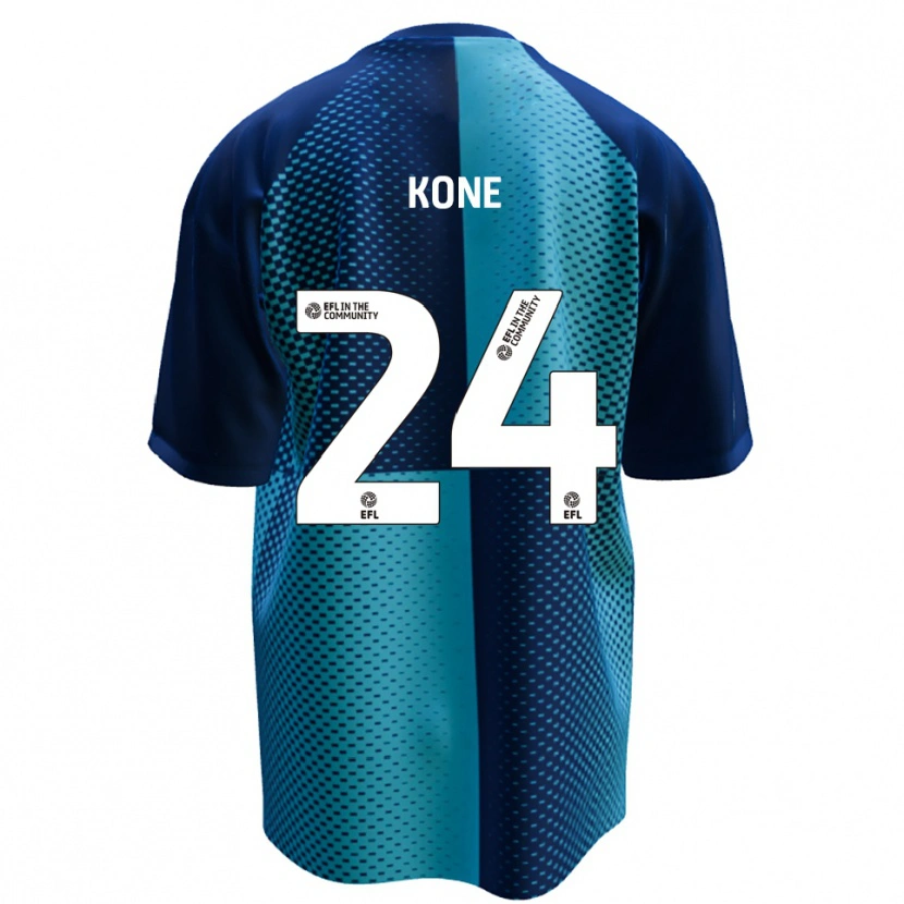 Danxen Kinder Richard Kone #24 Blau Himmelblau Heimtrikot Trikot 2025/26 T-Shirt Schweiz