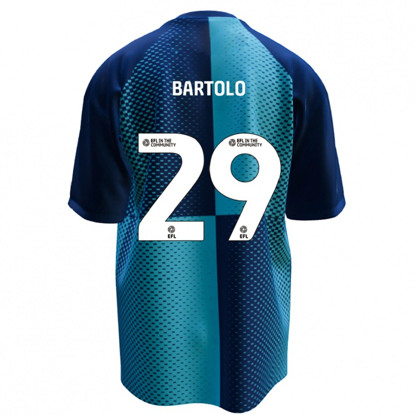 Danxen Kinder Jaiden Bartolo #29 Blau Himmelblau Heimtrikot Trikot 2025/26 T-Shirt Schweiz
