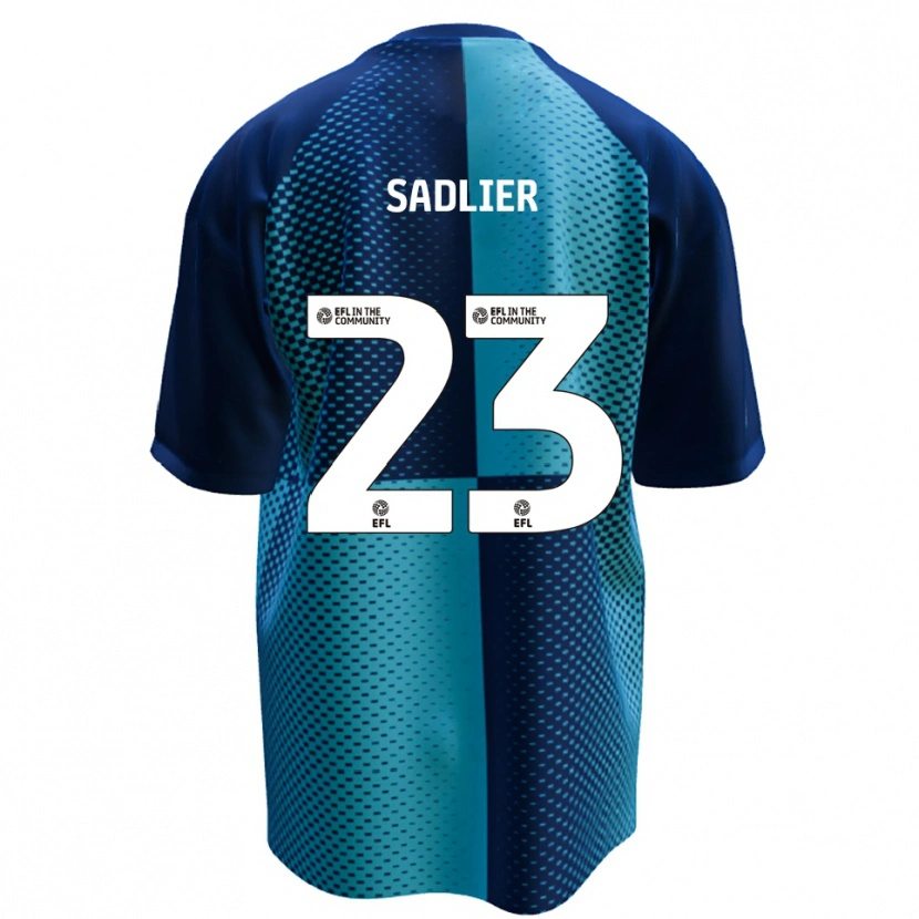 Danxen Kinder Kieran Sadlier #23 Blau Himmelblau Heimtrikot Trikot 2025/26 T-Shirt Schweiz