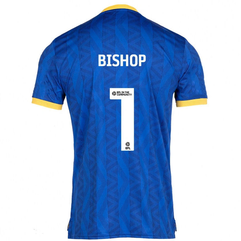 Danxen Kinder Nathan Bishop #1 Marine Gelb Heimtrikot Trikot 2025/26 T-Shirt Schweiz