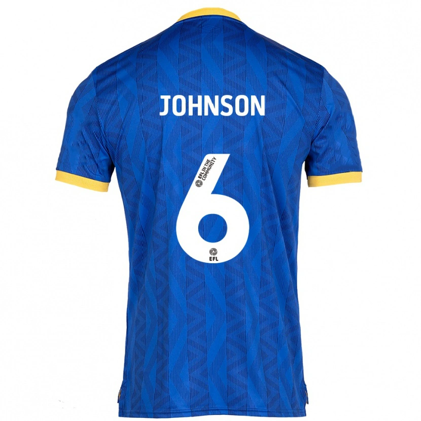 Danxen Kinder Ryan Johnson #6 Marine Gelb Heimtrikot Trikot 2025/26 T-Shirt Schweiz