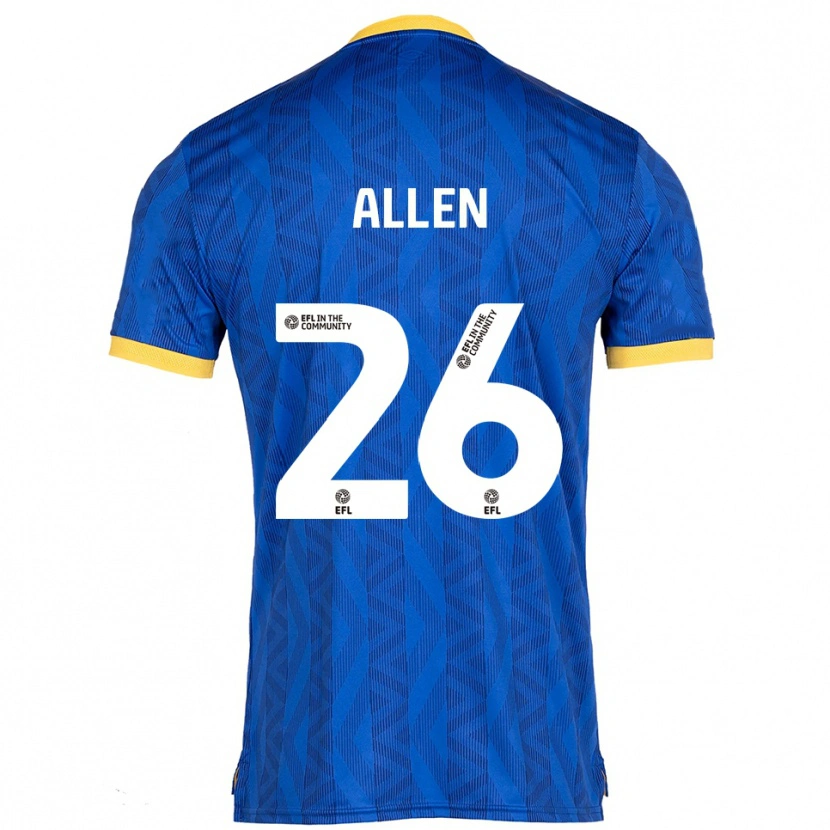 Danxen Kinder Lauren Allen #26 Marine Gelb Heimtrikot Trikot 2025/26 T-Shirt Schweiz