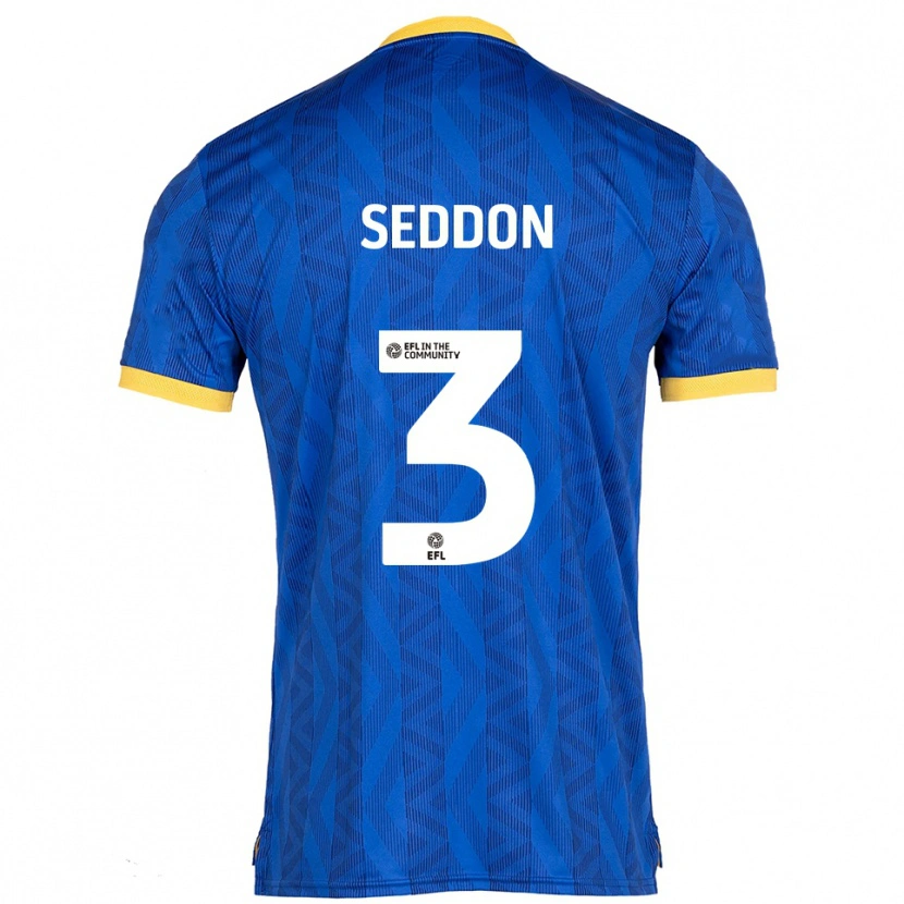 Danxen Kinder Steve Seddon #3 Marine Gelb Heimtrikot Trikot 2025/26 T-Shirt Schweiz
