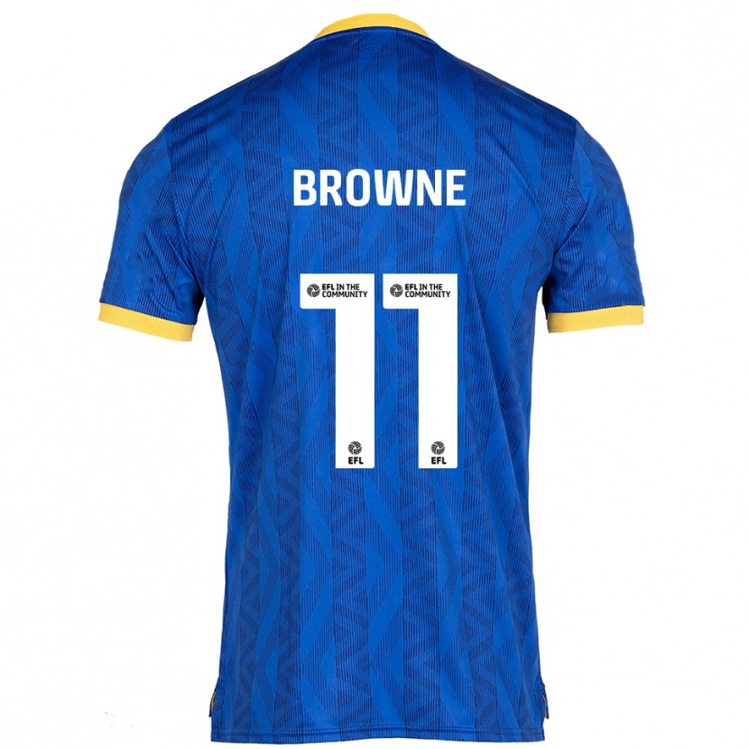 Danxen Kinder Marcus Browne #11 Marine Gelb Heimtrikot Trikot 2025/26 T-Shirt Schweiz