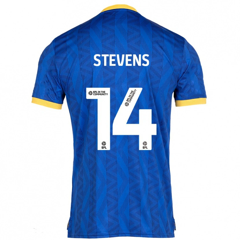 Danxen Kinder Matty Stevens #14 Marine Gelb Heimtrikot Trikot 2025/26 T-Shirt Schweiz