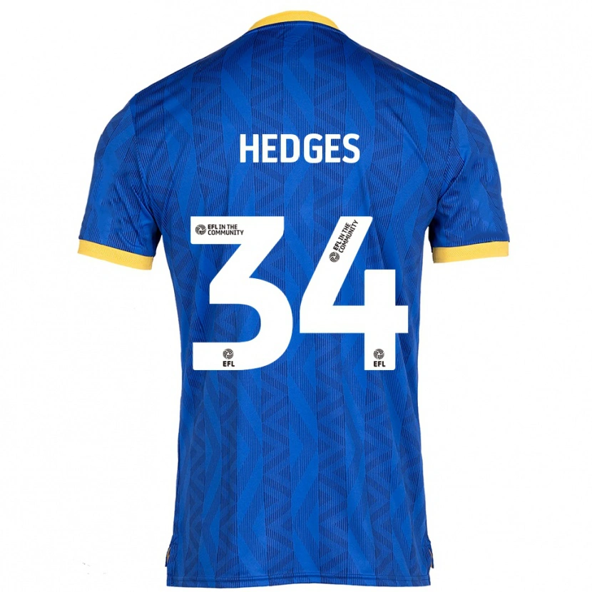 Danxen Kinder Harry Hedges #34 Marine Gelb Heimtrikot Trikot 2025/26 T-Shirt Schweiz