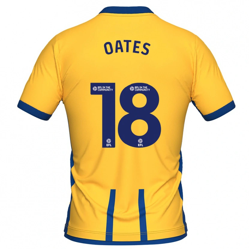Danxen Kinder Rhys Oates #18 Gelb Blau Heimtrikot Trikot 2025/26 T-Shirt Schweiz