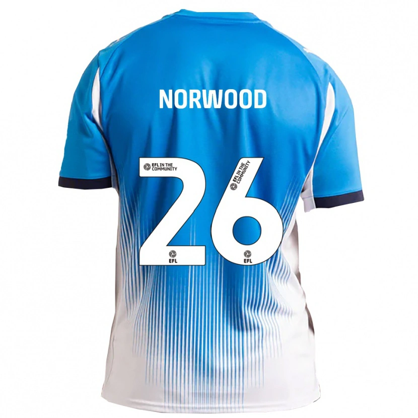 Danxen Kinder Oliver Norwood #26 Blau Weiß Heimtrikot Trikot 2025/26 T-Shirt Schweiz
