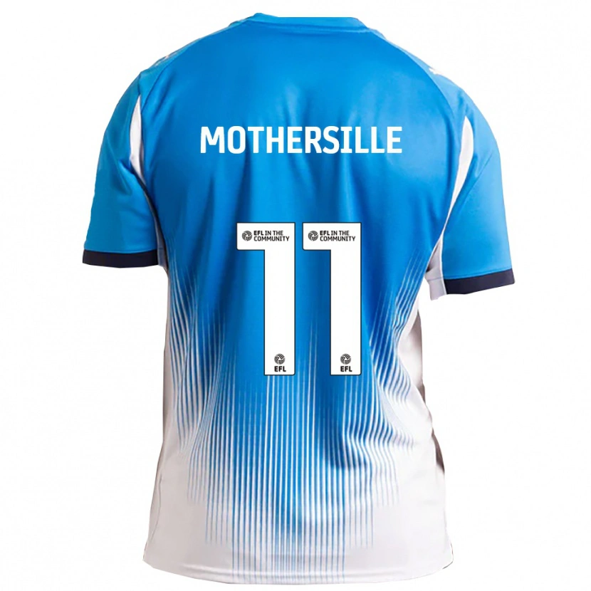 Danxen Kinder Malik Mothersille #11 Blau Weiß Heimtrikot Trikot 2025/26 T-Shirt Schweiz