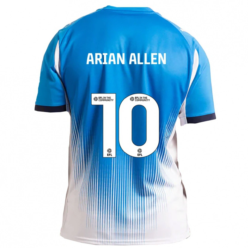 Danxen Kinder Arian Allen #10 Blau Weiß Heimtrikot Trikot 2025/26 T-Shirt Schweiz