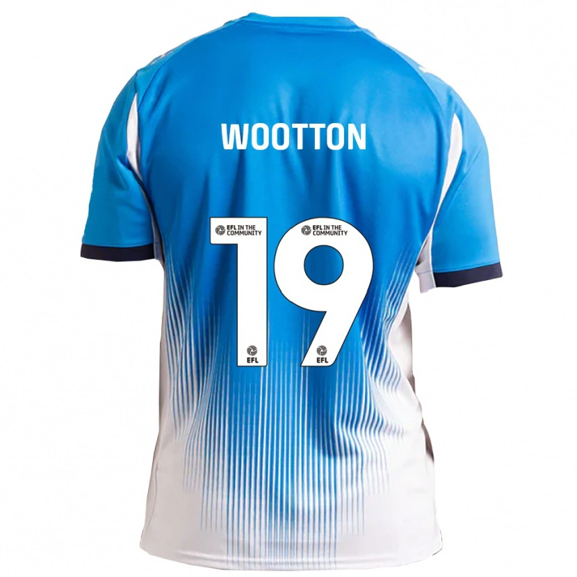 Danxen Kinder Kyle Wootton #19 Blau Weiß Heimtrikot Trikot 2025/26 T-Shirt Schweiz