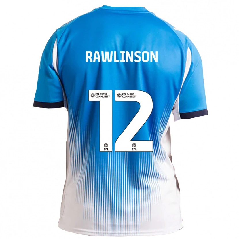 Danxen Kinder Louie Rawlinson #12 Blau Weiß Heimtrikot Trikot 2025/26 T-Shirt Schweiz
