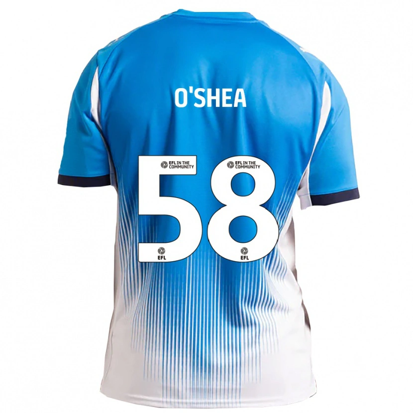 Danxen Kinder Cian O'shea #58 Blau Weiß Heimtrikot Trikot 2025/26 T-Shirt Schweiz