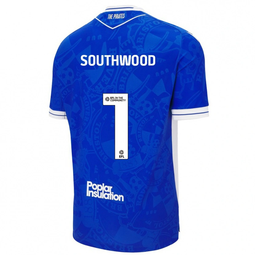 Danxen Kinder Luke Southwood #1 Blau Weiß Heimtrikot Trikot 2025/26 T-Shirt Schweiz