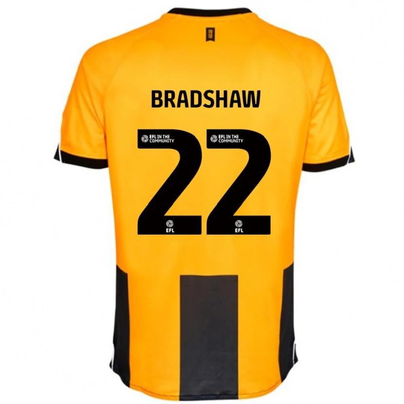 Danxen Kinder Zak Bradshaw #22 Orange Schwarz Heimtrikot Trikot 2025/26 T-Shirt Schweiz