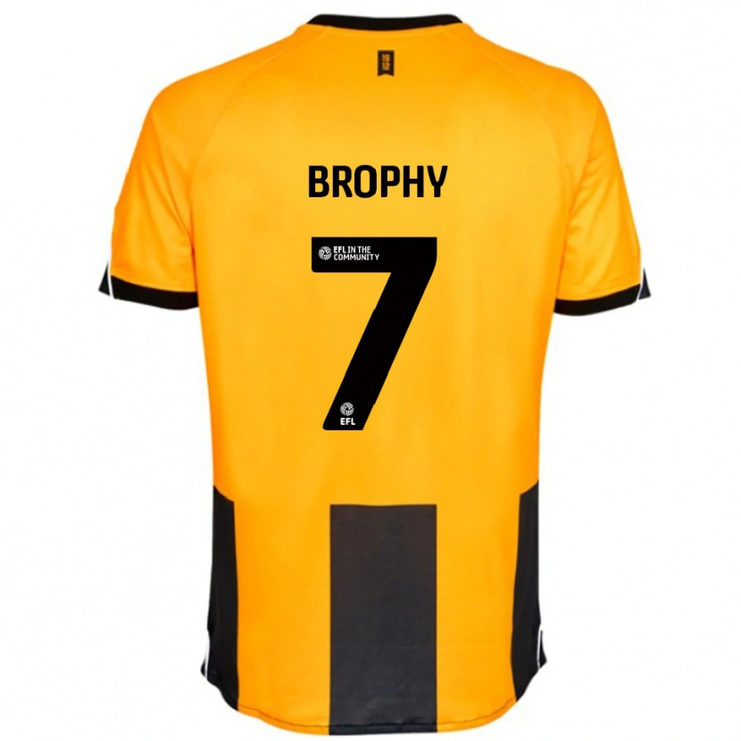 Danxen Kinder James Brophy #7 Orange Schwarz Heimtrikot Trikot 2025/26 T-Shirt Schweiz