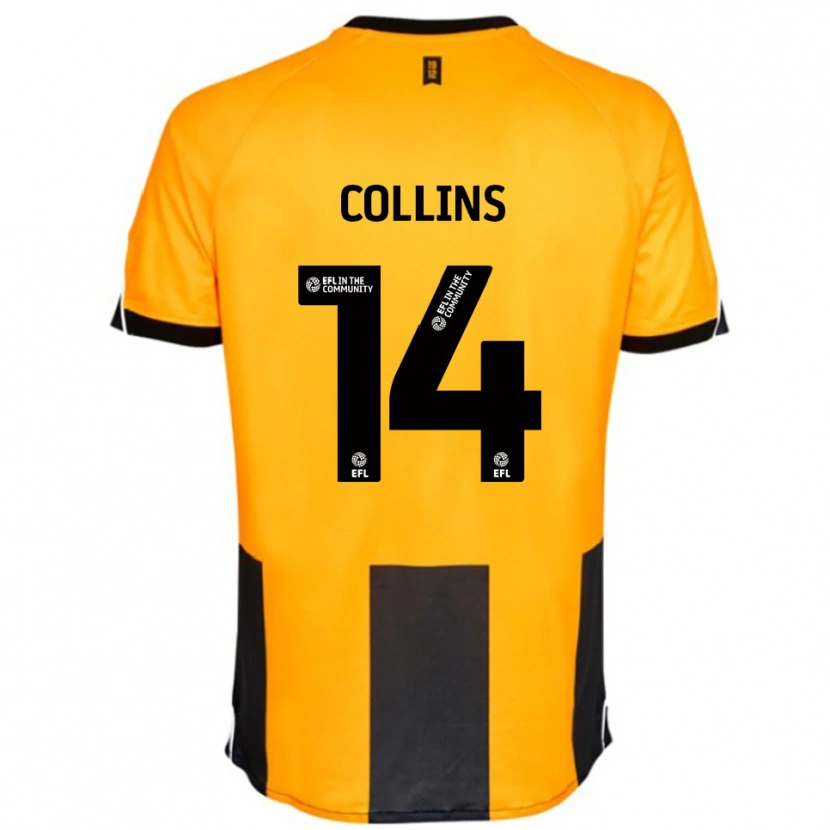 Danxen Kinder Natasha Collins #14 Orange Schwarz Heimtrikot Trikot 2025/26 T-Shirt Schweiz