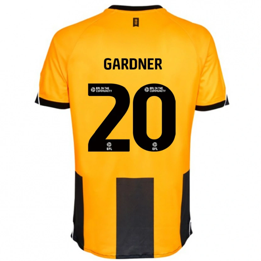 Danxen Kinder Gary Gardner #20 Orange Schwarz Heimtrikot Trikot 2025/26 T-Shirt Schweiz