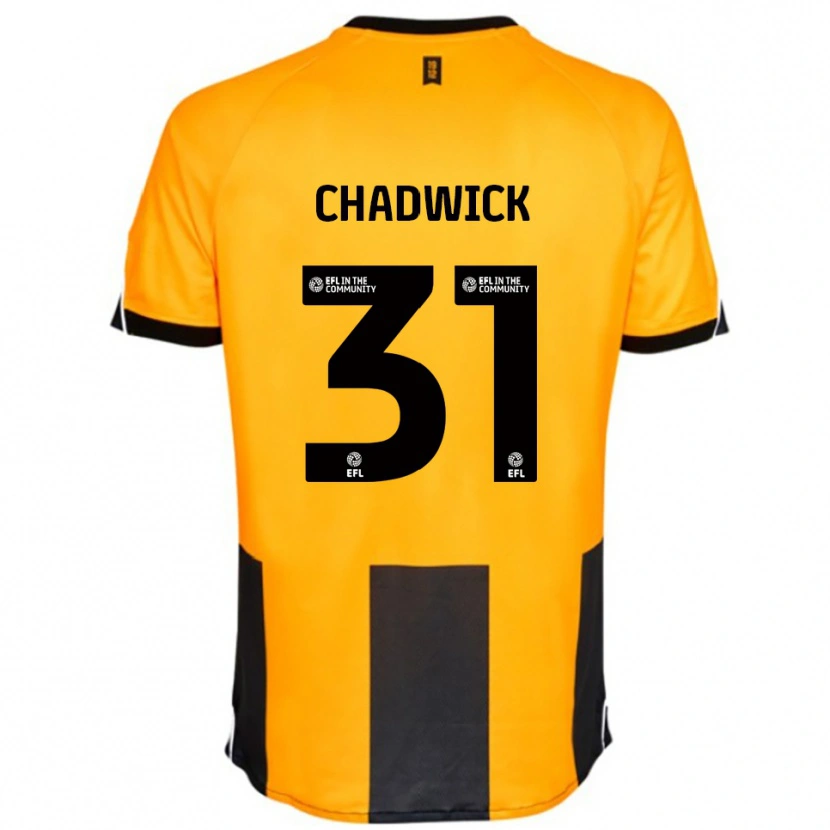 Danxen Kinder Louis Chadwick #31 Orange Schwarz Heimtrikot Trikot 2025/26 T-Shirt Schweiz