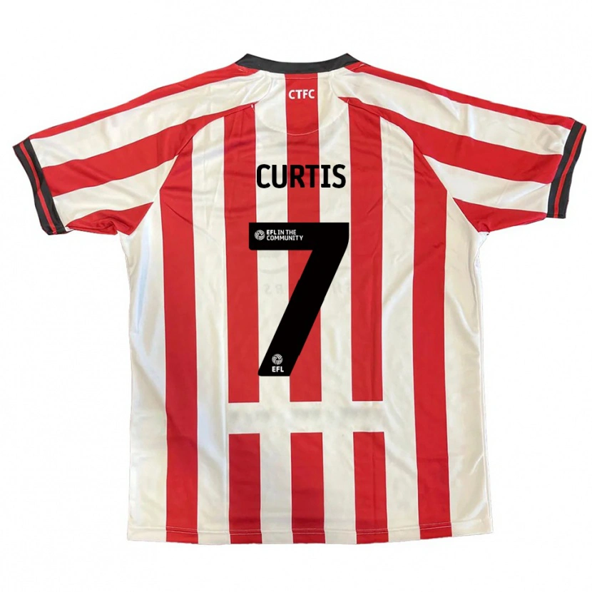 Danxen Kinder Amelie Curtis #7 Rot Weiß Schwarz Heimtrikot Trikot 2025/26 T-Shirt Schweiz