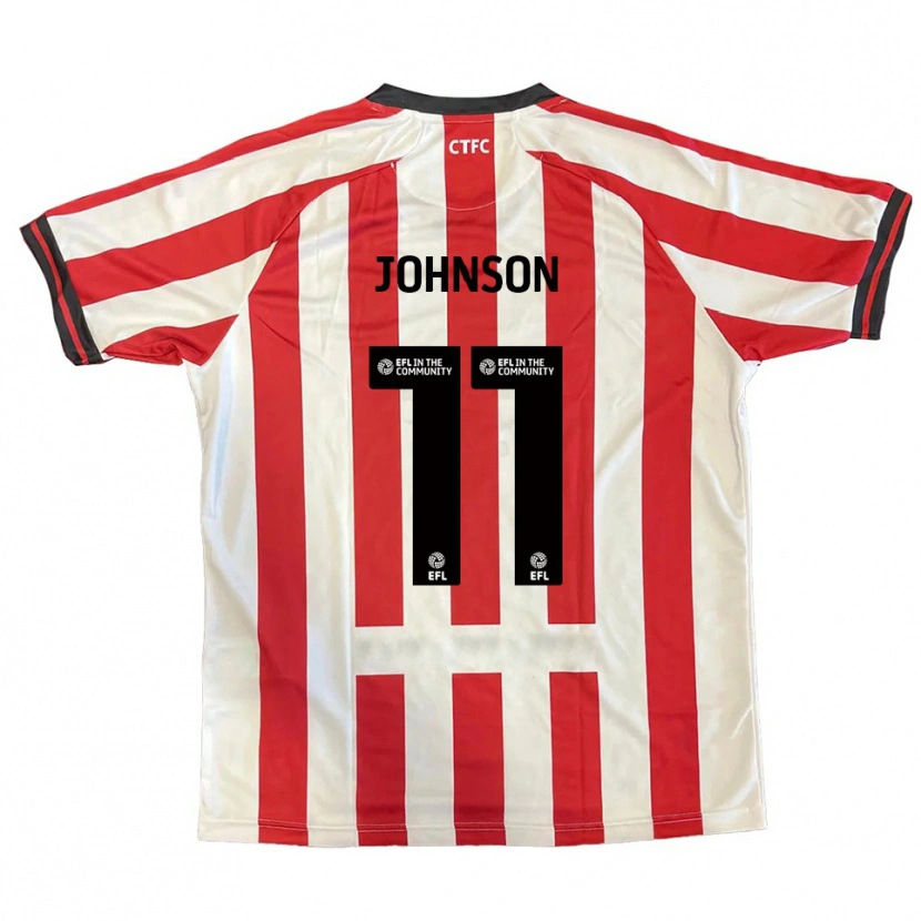Danxen Kinder Lenny Johnson #11 Rot Weiß Schwarz Heimtrikot Trikot 2025/26 T-Shirt Schweiz
