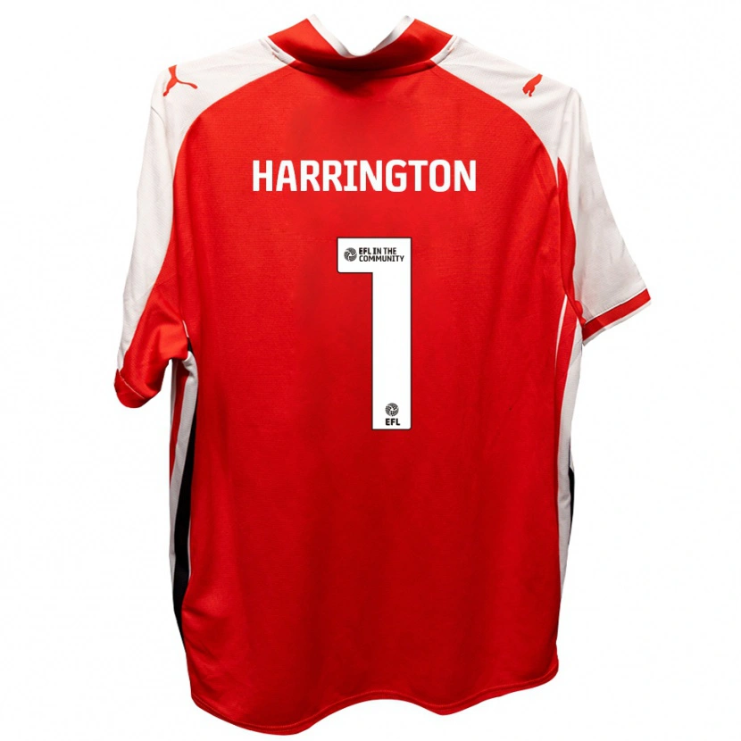 Danxen Kinder David Harrington #1 Rot Weiß Heimtrikot Trikot 2025/26 T-Shirt Schweiz