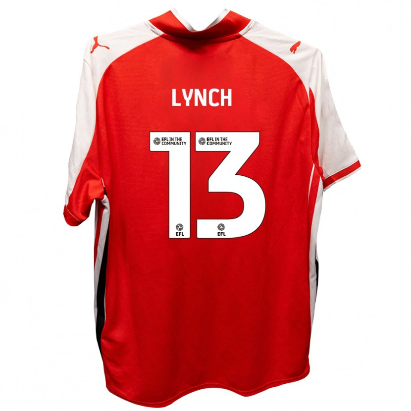 Danxen Kinder Jay Lynch #13 Rot Weiß Heimtrikot Trikot 2025/26 T-Shirt Schweiz