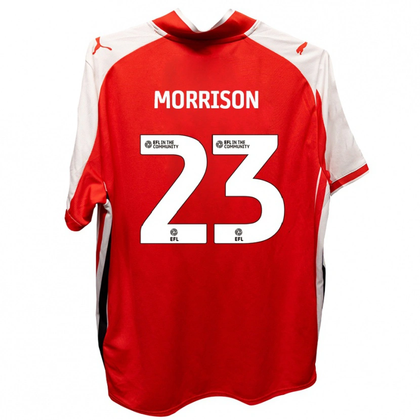 Danxen Kinder George Morrison #23 Rot Weiß Heimtrikot Trikot 2025/26 T-Shirt Schweiz