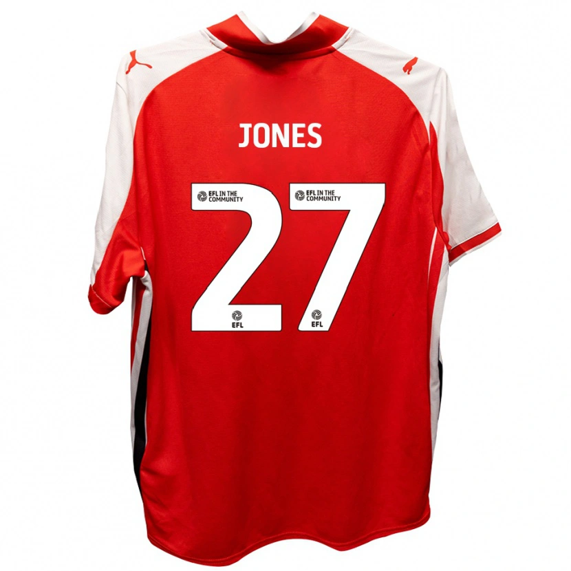 Danxen Kinder Billy Jones #27 Rot Weiß Heimtrikot Trikot 2025/26 T-Shirt Schweiz