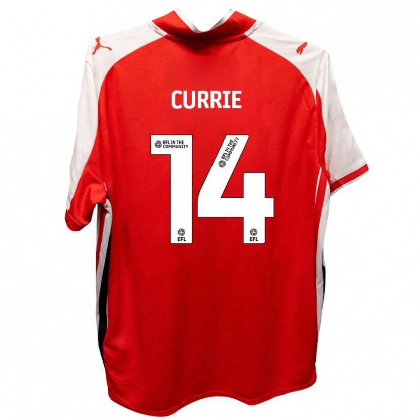 Danxen Kinder Harvey Currie #14 Rot Weiß Heimtrikot Trikot 2025/26 T-Shirt Schweiz