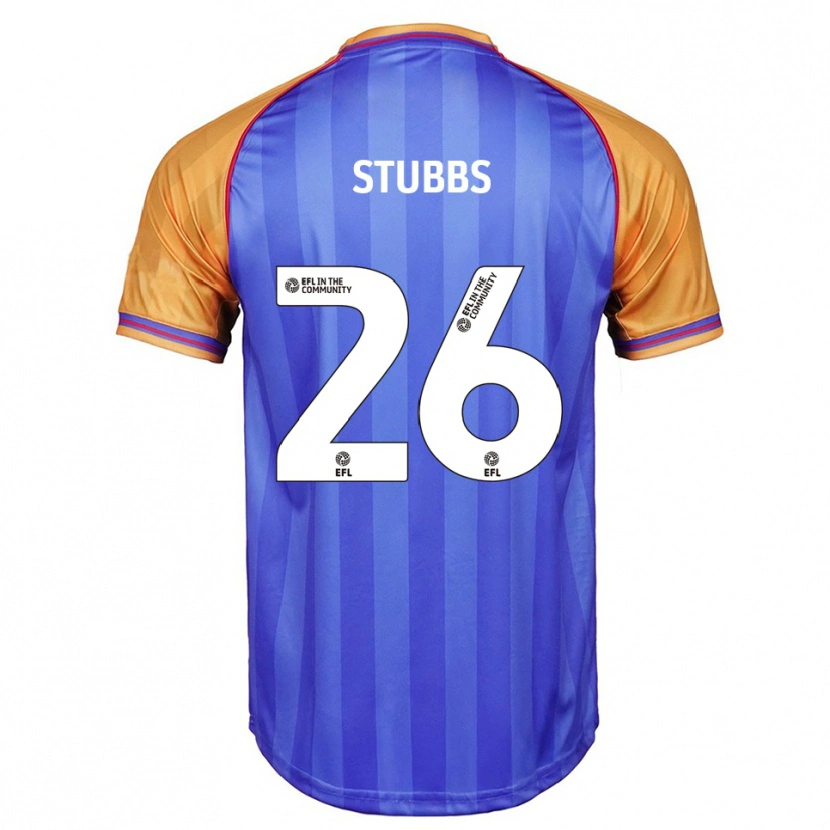 Danxen Kinder Sam Stubbs #26 Blau Orange Heimtrikot Trikot 2025/26 T-Shirt Schweiz