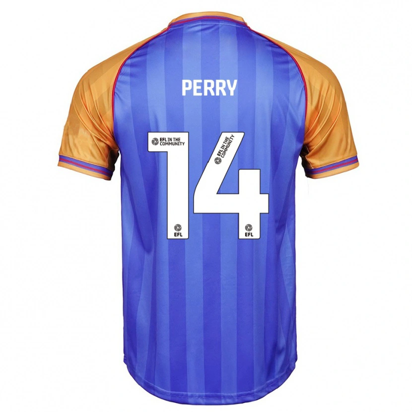 Danxen Kinder Taylor Perry #14 Blau Orange Heimtrikot Trikot 2025/26 T-Shirt Schweiz