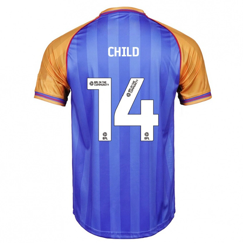 Danxen Kinder Zoe Child #14 Blau Orange Heimtrikot Trikot 2025/26 T-Shirt Schweiz
