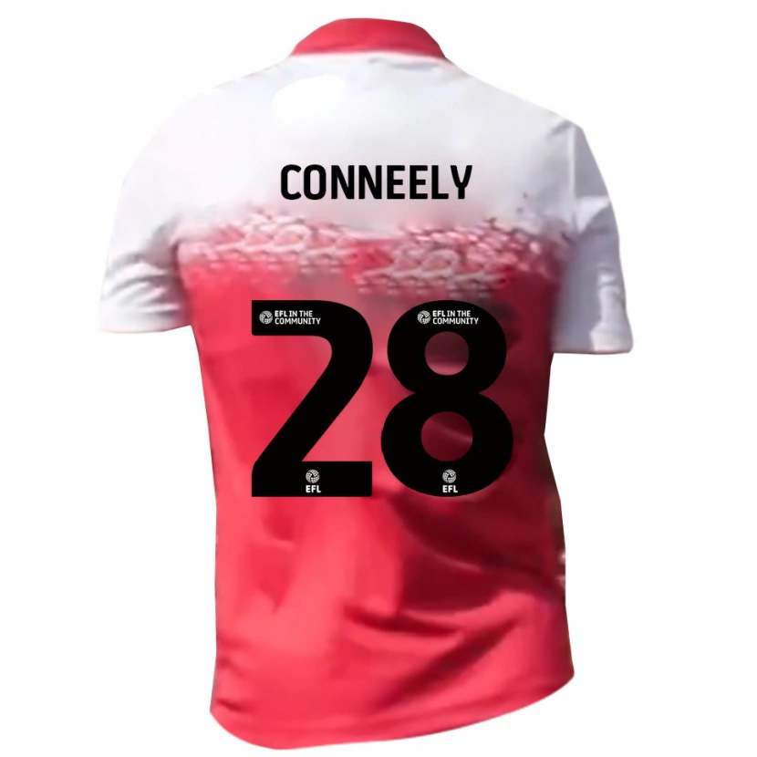 Danxen Kinder Seamus Conneely #28 Rot Weiß Heimtrikot Trikot 2025/26 T-Shirt Schweiz
